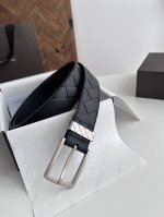 Bv new men's braided belt, pure handmade Intreccio large plaid woven double-side