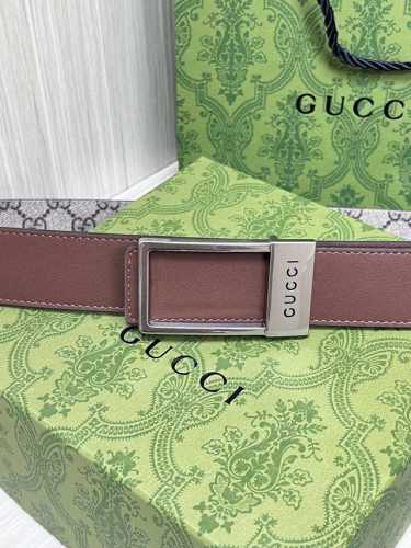 The brand offers a variety of double-sided rectangular buckle belts for men, wit