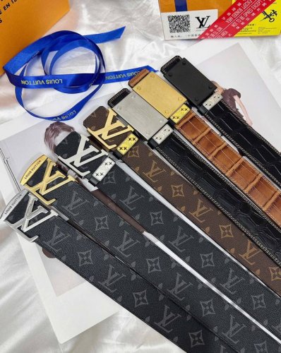 Belt: Louis Vuitton Top-Tier Replica - 150 Belt: 100% Imported Original Top-Gra