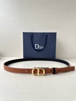 Width 2.0Cm Dior's Montaigne Belt Draws Inspiration From The Bag Of The Same Nam