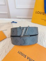 Lv Louis Vuitton belt width 4.0cm. Business casual boutique genuine leather belt