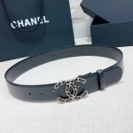 4.0cm Chanel belt, double-sided top layer sheepskin, length: 75, 80, 85, 90, 95,