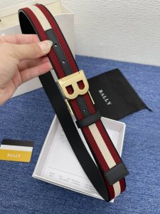 Brand: Bally No.550 Description: Classic Series New Belt Made Of Calfskin, Perfe