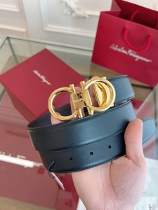 Ferragamo 3.5Cm Original Leather. Precision Brass Hardware Upgraded Version Nfc