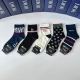 Special Packaging Dior New Classic Mid-Length Socks! Five pairs per box, same st