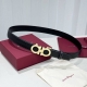 Ferragamo. Suitable for both business casual and formal wear! 3.5cm latest buckl