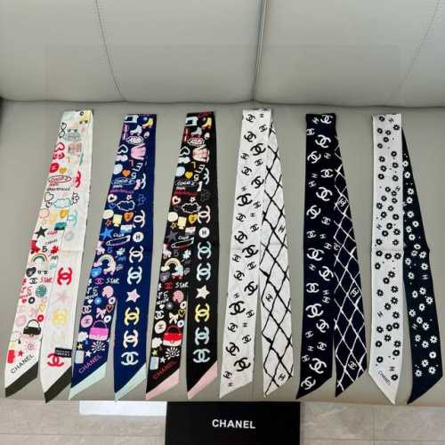 Hot sale on Little Red Book! A gorgeous Chanel headband scarf! Double-layered si