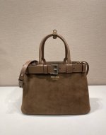 New Women's Bag 1Ba434 Suede DDD. This handbag features imported nubuck leather