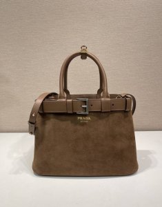 New Women's Bag 1Ba434 Suede DDD. This handbag features imported nubuck leather