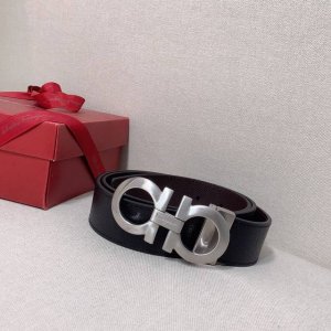 Tifra Ferragamo, High-End Custom-Made Men's Belt, Double-Sided Imported Cowhide,