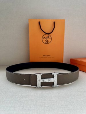 Width:3.8 Hermes-Italy Imported First Layer Palm Print Can Be Matched With Vacuu