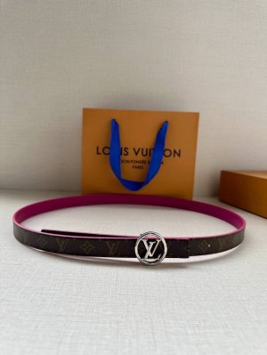 Women's 2.0 Wide Lv Iconic Double-Sided Belt New Model With Iconic Iconic Buckle