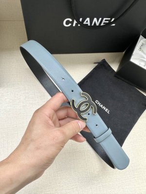 Width 3.0Cm Chanel Imported Soft Calfskin With Clear Texture Hardware Accessorie